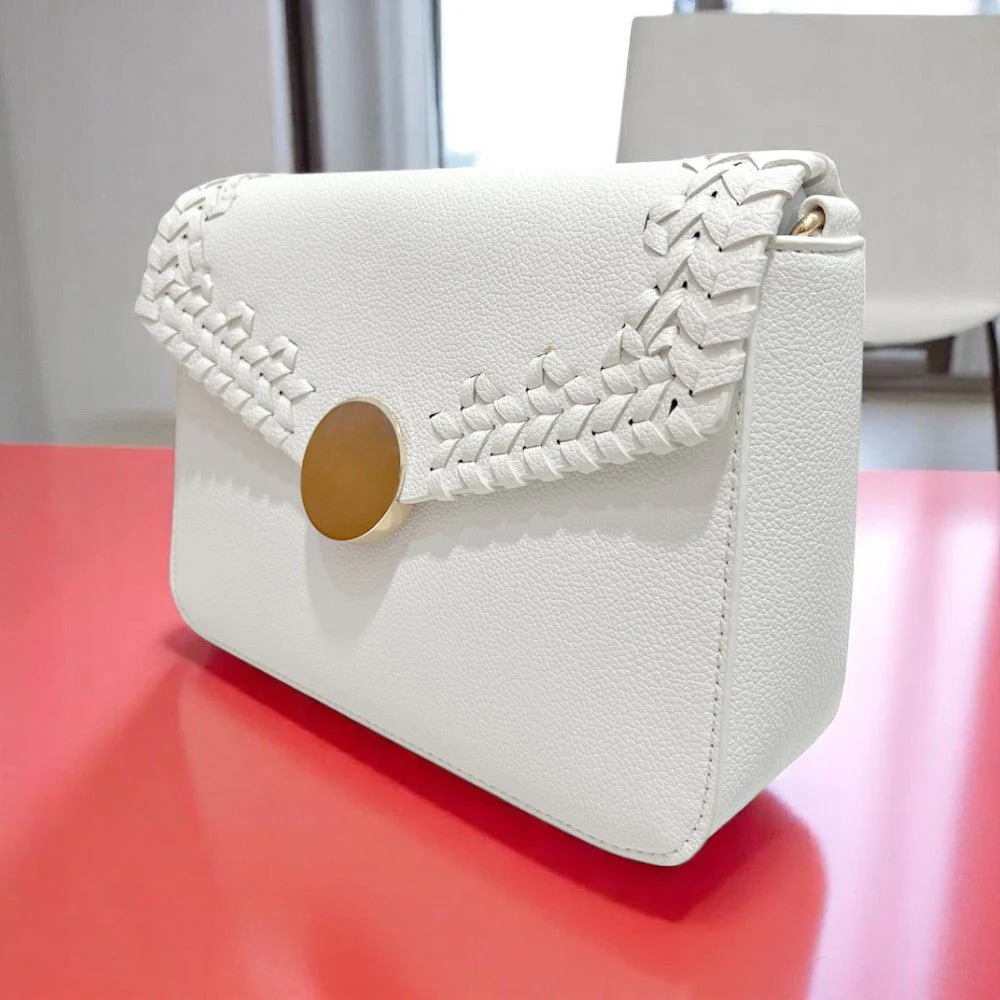 Cartera Manos Libres Casual Kayla Para Dama - Blanco