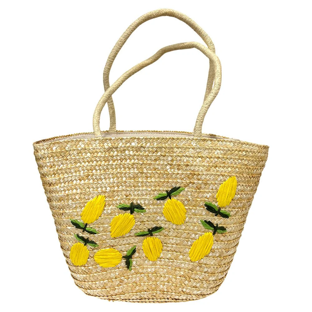 Cartera Tote Casual Divine Playa Tejido De Paja - Image 2