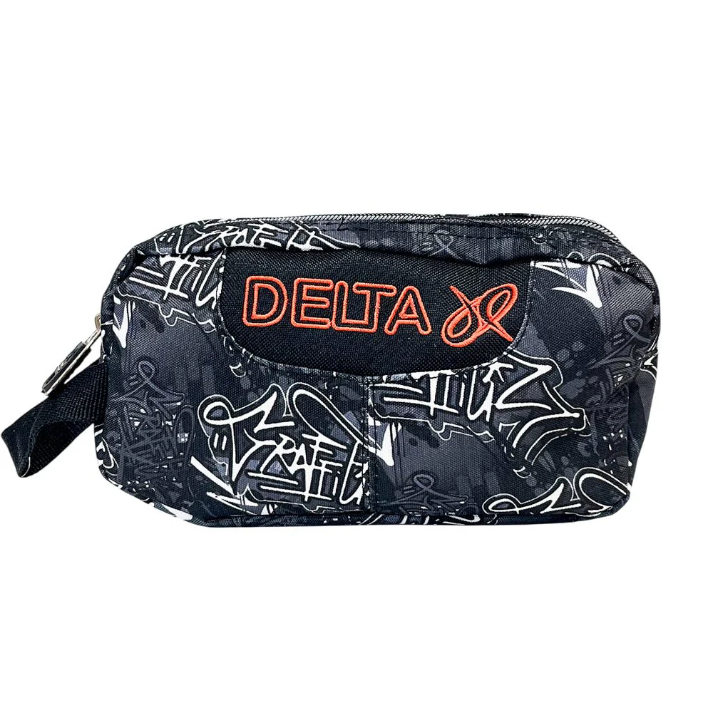 Cartuchera Escolar Delta Niño / Doble Cierre / Estampada / DELTA-111PB / Surtido