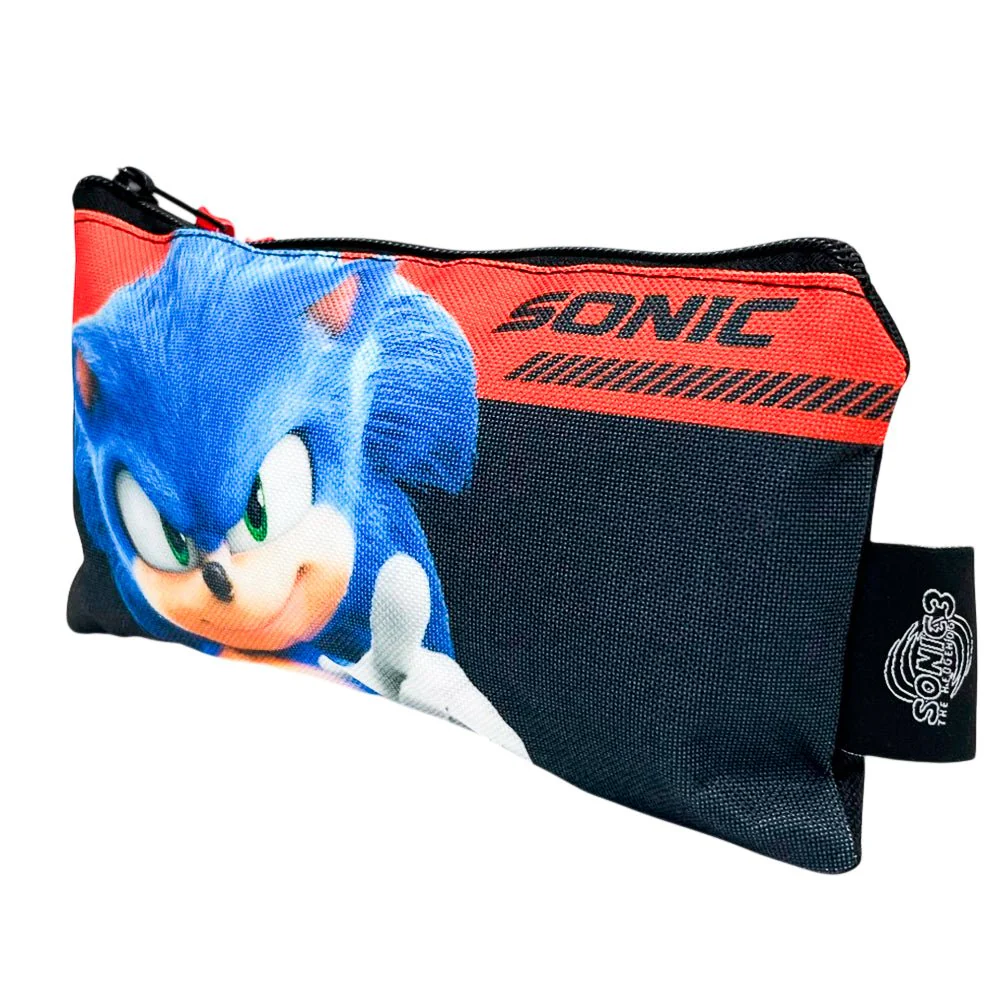 Cartuchera Escolar Sonic the Hedgehog Black/Red - Image 2
