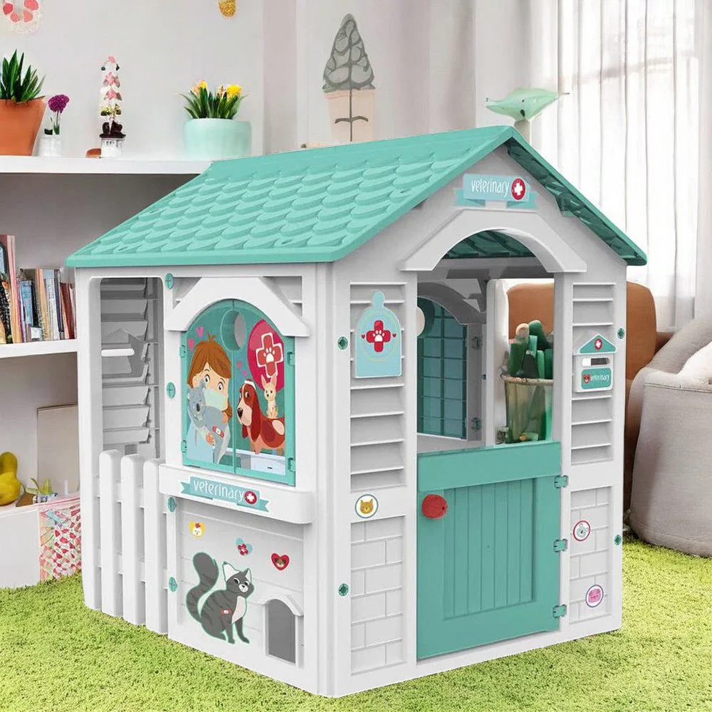 Casa de Jardín Casa Bella Centro Veterinario Con Accesorios