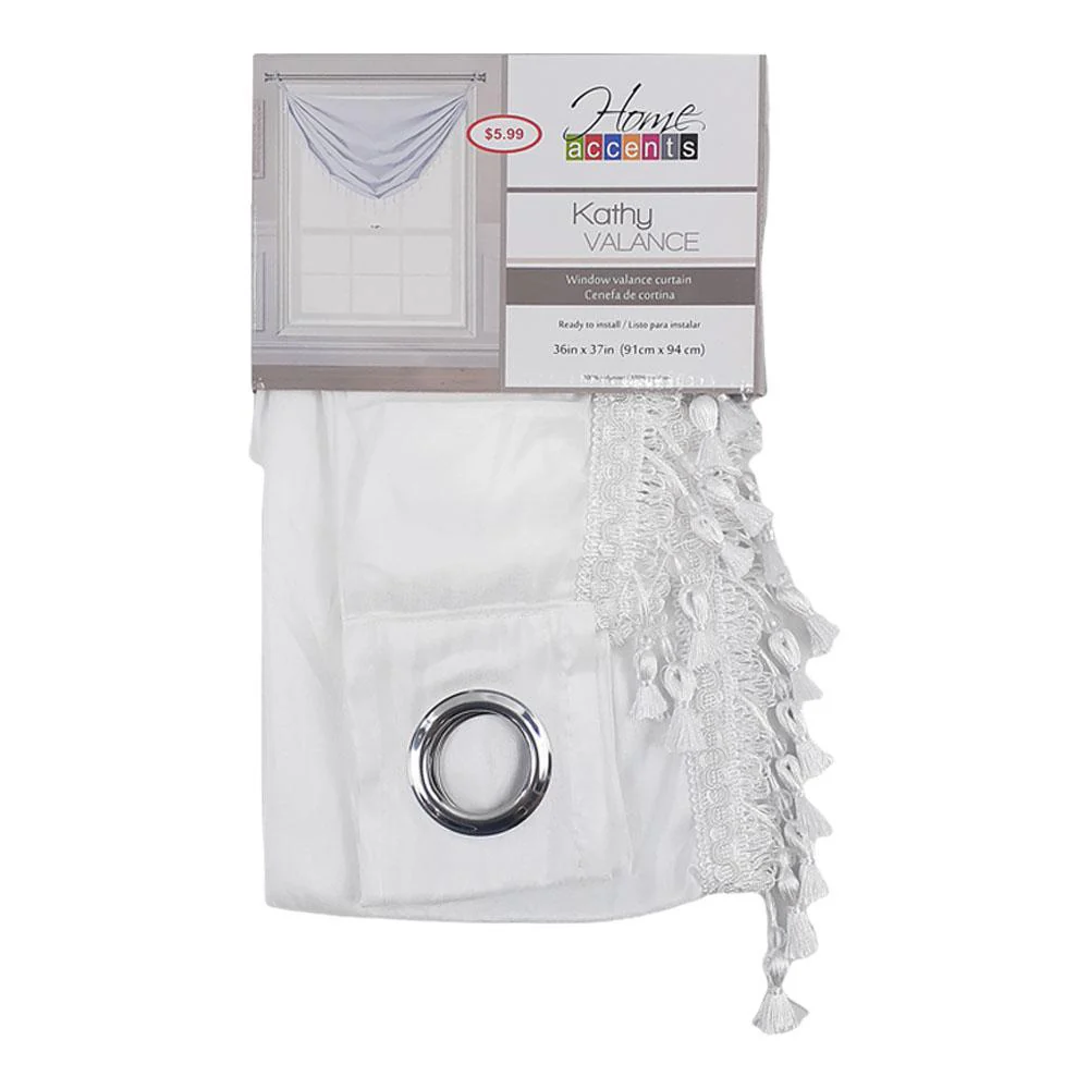 Cenefa Home Accents Kathy de 36" x 37" - Blanco