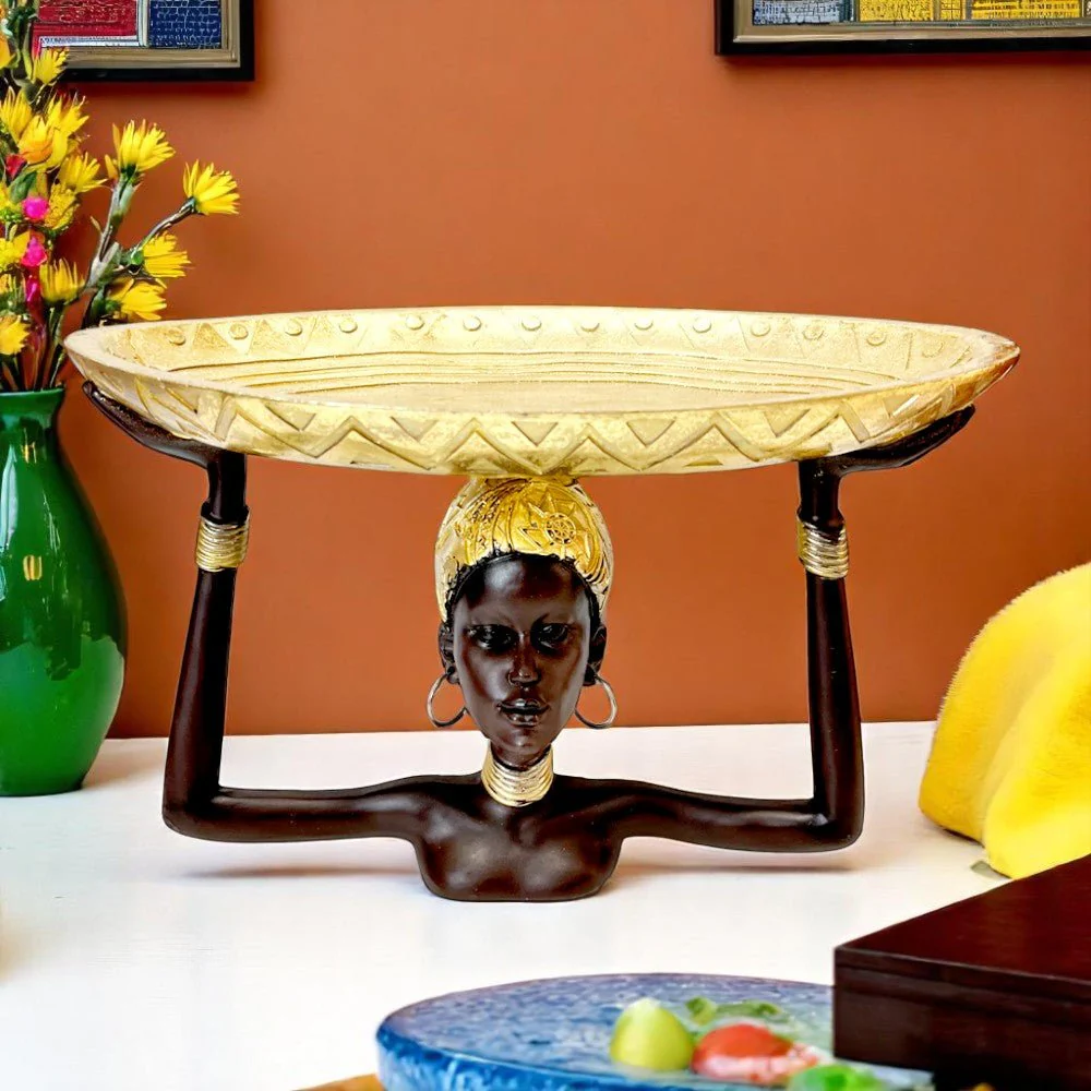 Centro de Mesa Decorativo Africana Montefiori – 28 cm