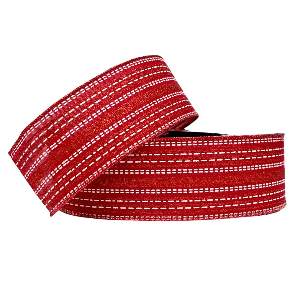 Cinta Decorativa Navideña Christmas Elegance / 2.5"x10Yd / Surtido - Image 2