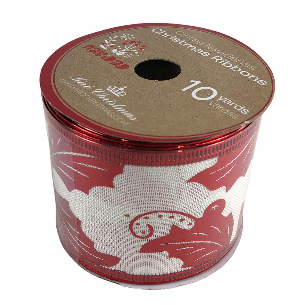 Cinta Decorativa Navideña Miro Christmas 2.5" x 10 yd - Surtido304