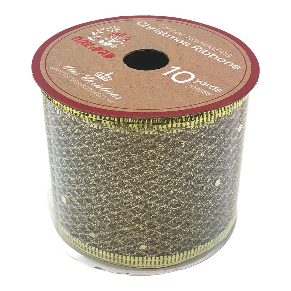 Cinta Navideña Miro Christmas / 2.5"x10Yd / Surtido
