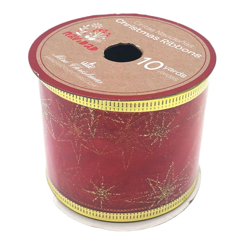 Cinta Navideña Miró Christmas 2.5" x 10 yd - Surtido346
