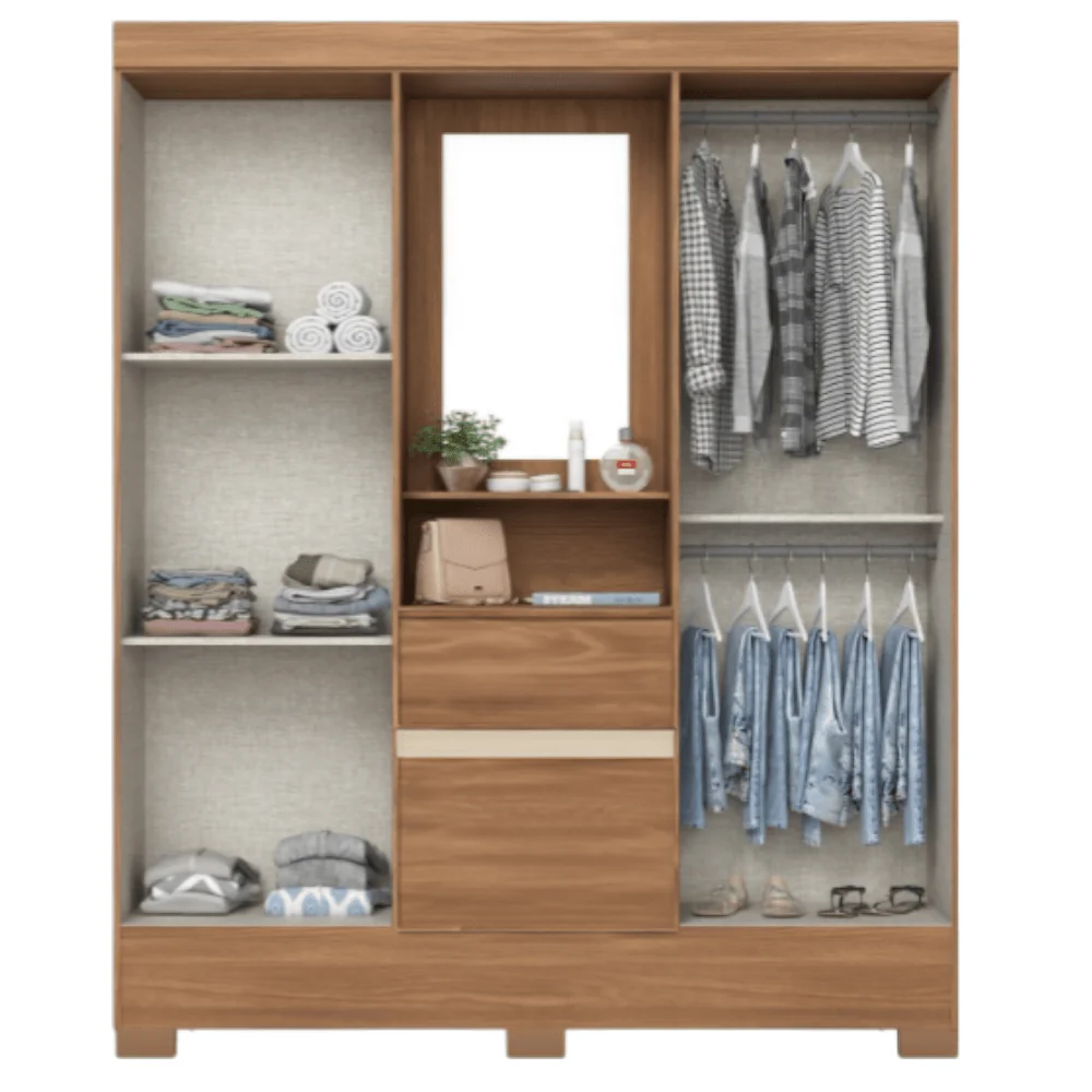 Closet MDF 4 Puertas 2 Jequitiba Brilho - Image 2