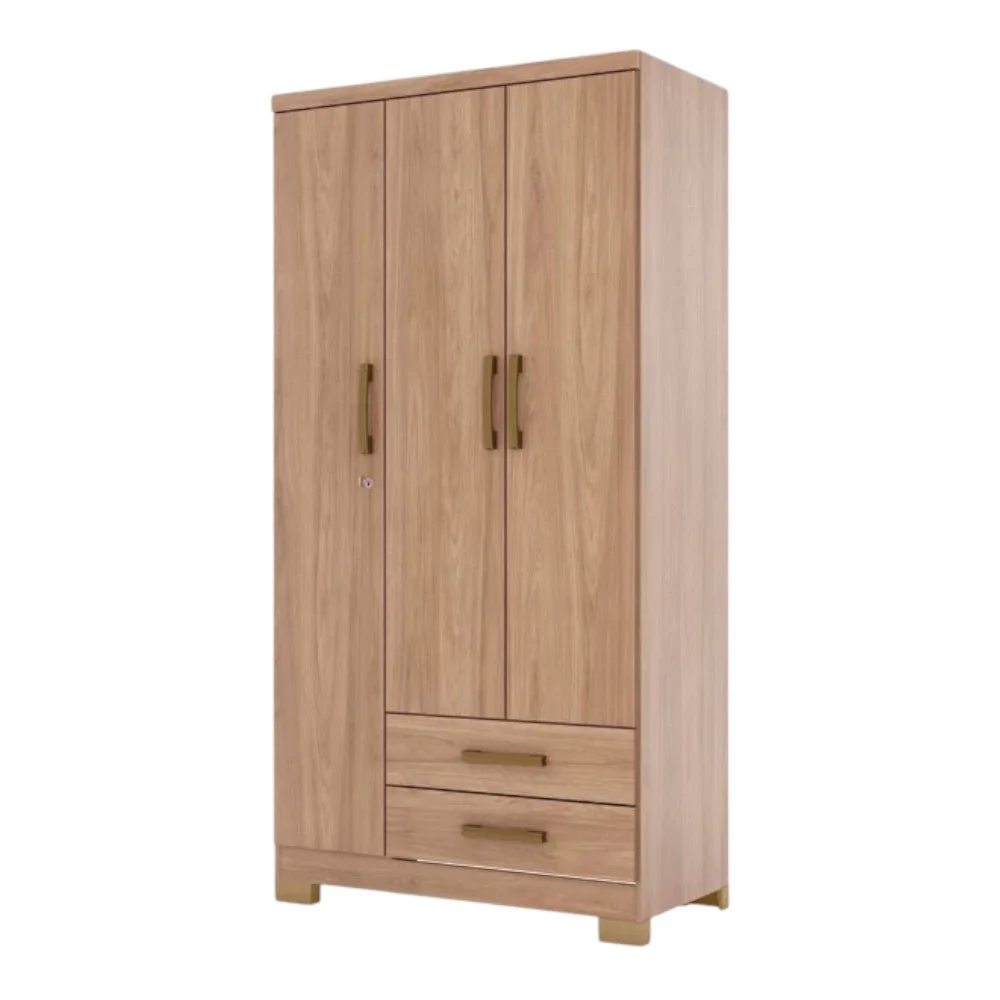 Closet Mdf Henn de 3 Puertas / Jequitiba Brilho - Image 2