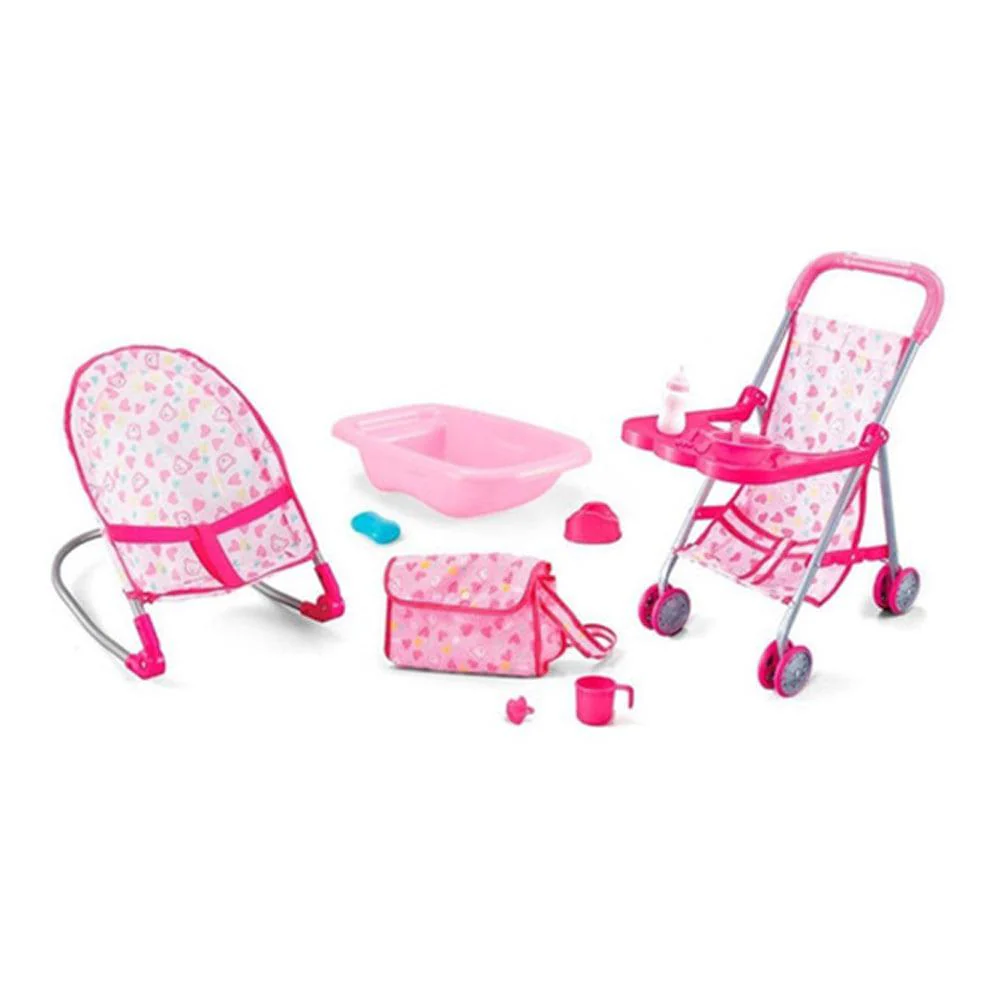 Coches Playhouse Para muñecos Con Accesorios 13 en 1