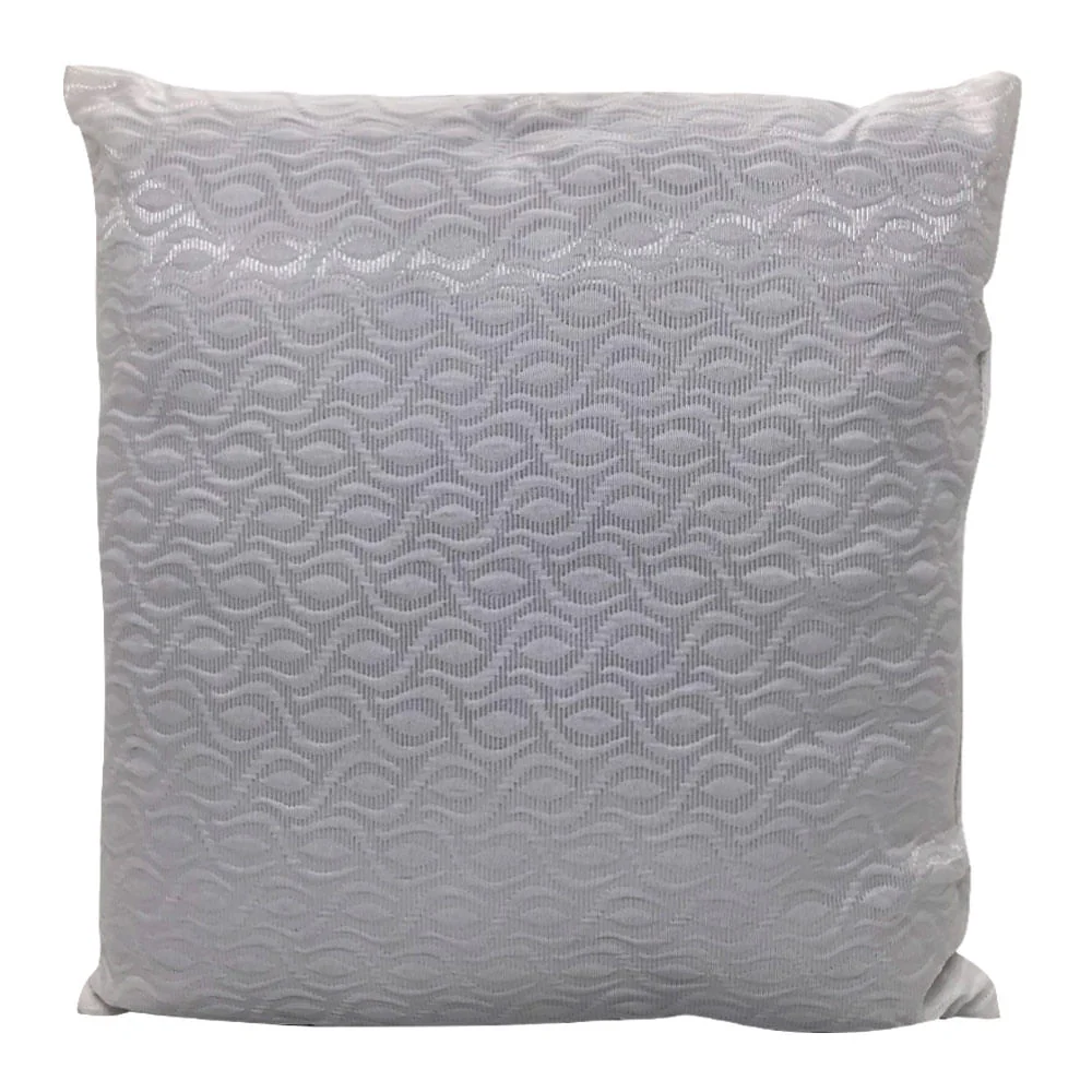 Cojín Home Elegance Oporto 43 cm x 43 cm - Blanco