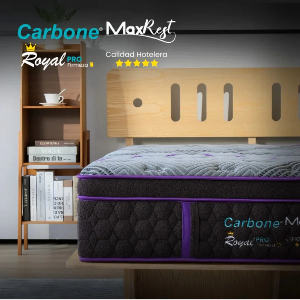 Colchón King Carbone / Royal 5 Star / Al Vacío Max Rest - Image 4