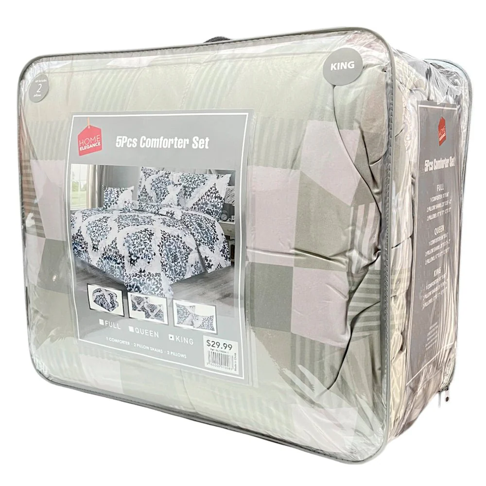 Comforter King Home Elegance / 5 Piezas / Estampado / Surtido - Image 3