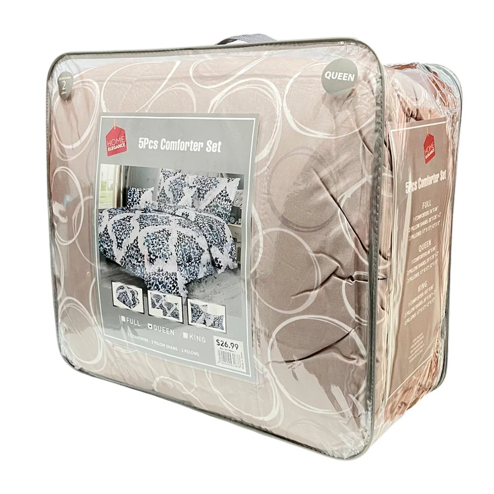 Comforter Queen Home Elegance / 5 Piezas / Estampado / Surtido - Image 3