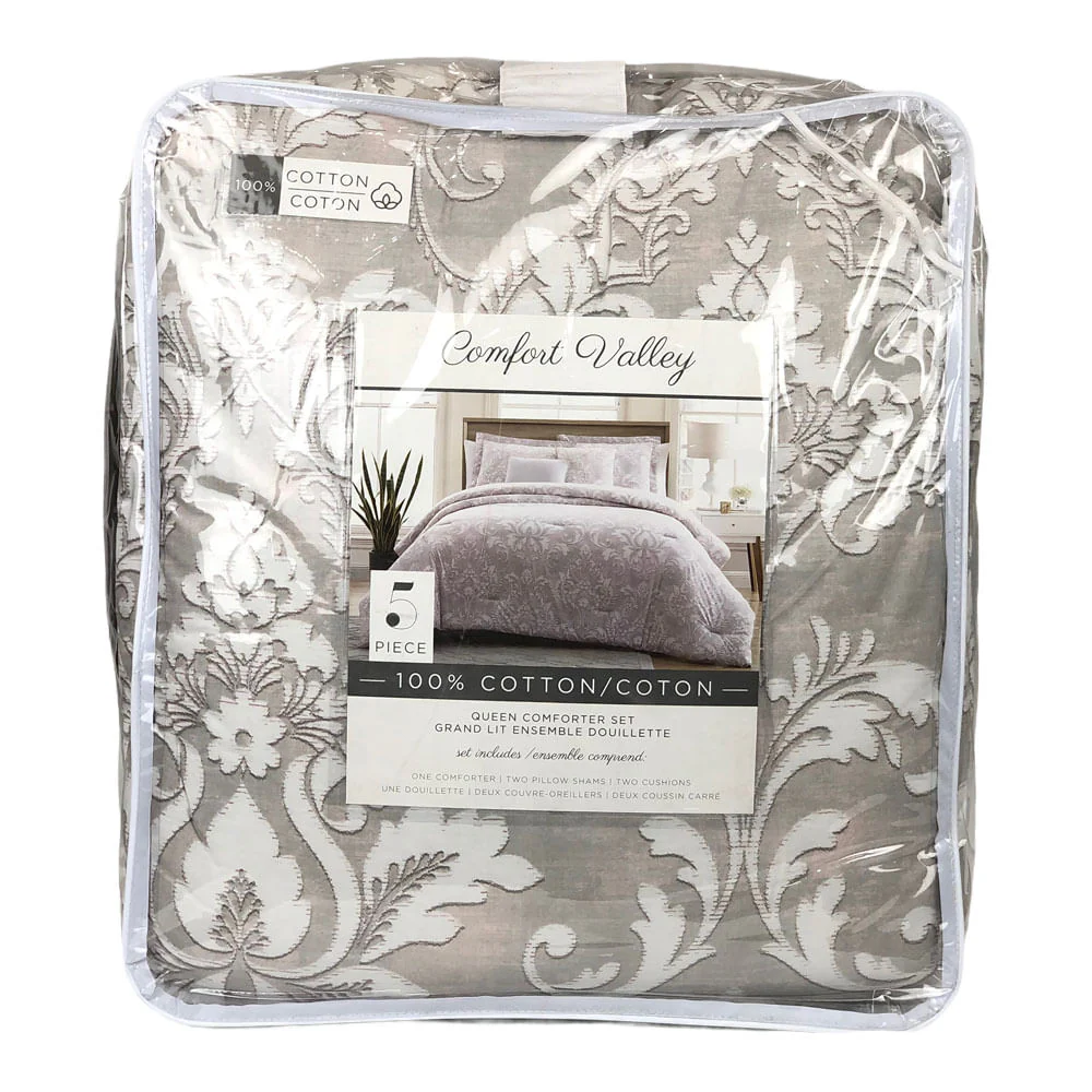 Comforter Sl Home Fashion Julia Beige - KING