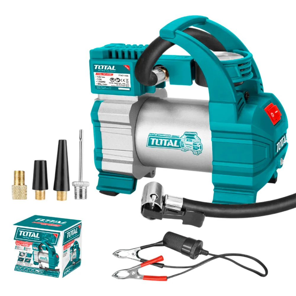 Compresor De Aire Automatico Total / 12V /10 A /Presión Max. 140 PSI - Image 2