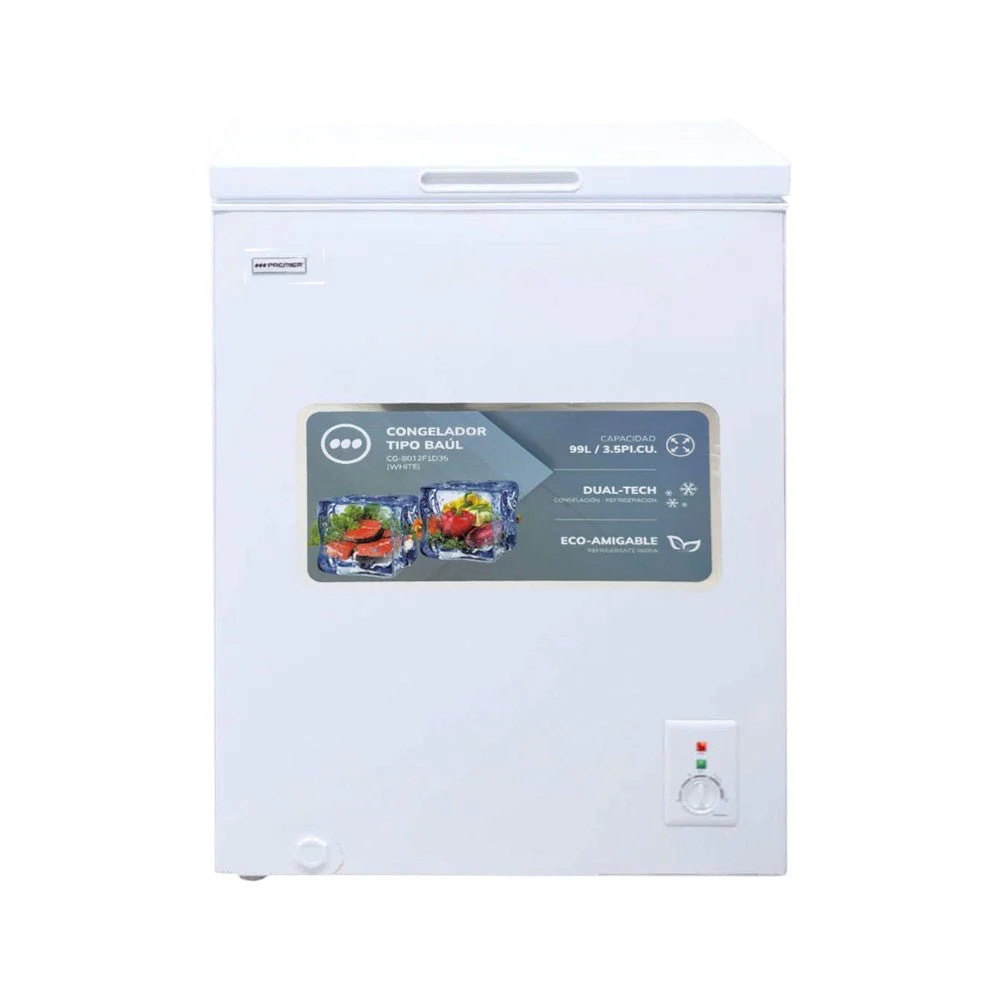 Congelador Tipo Baúl Premier 99 Litros (3.5Pc) / Blanco