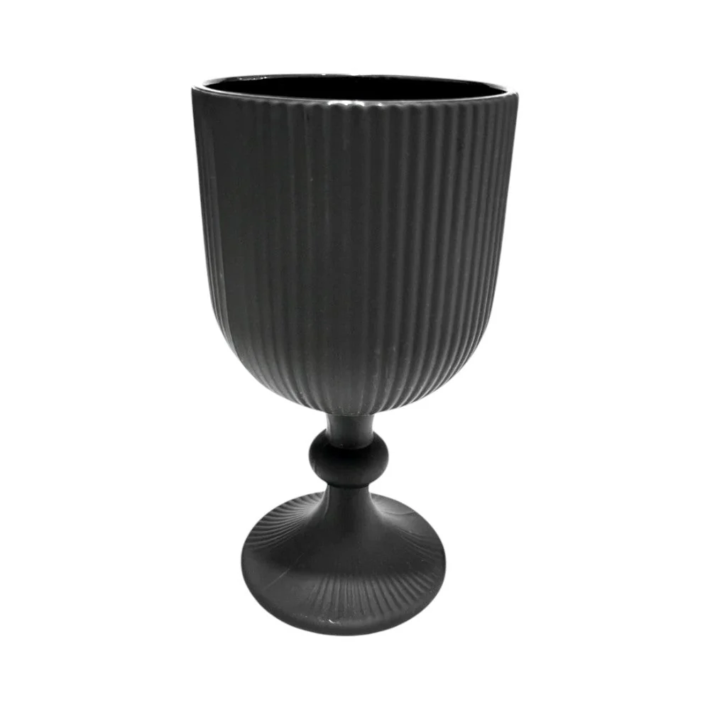 Copa de Vidrio Home Elegance 14 oz – Negro - Image 3