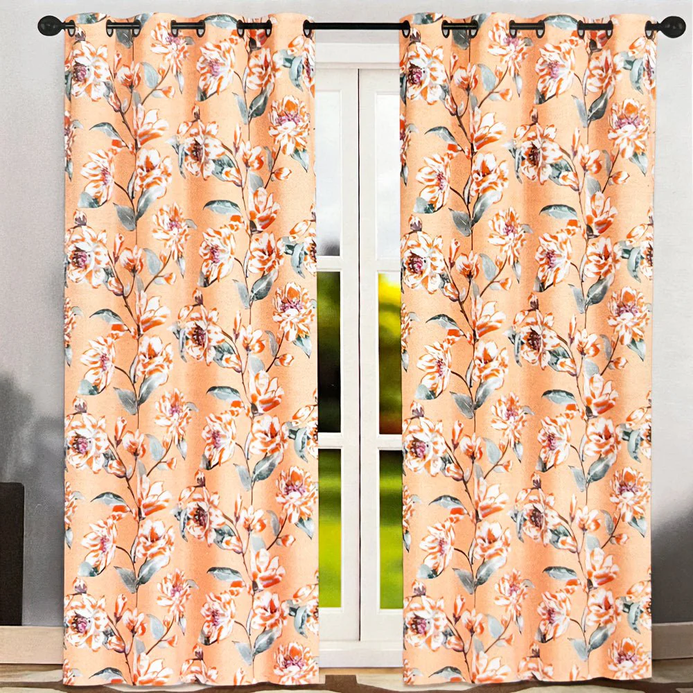 Cortina Arleth 52" x 90" Blackout Naranja / Home Elegance - Image 2