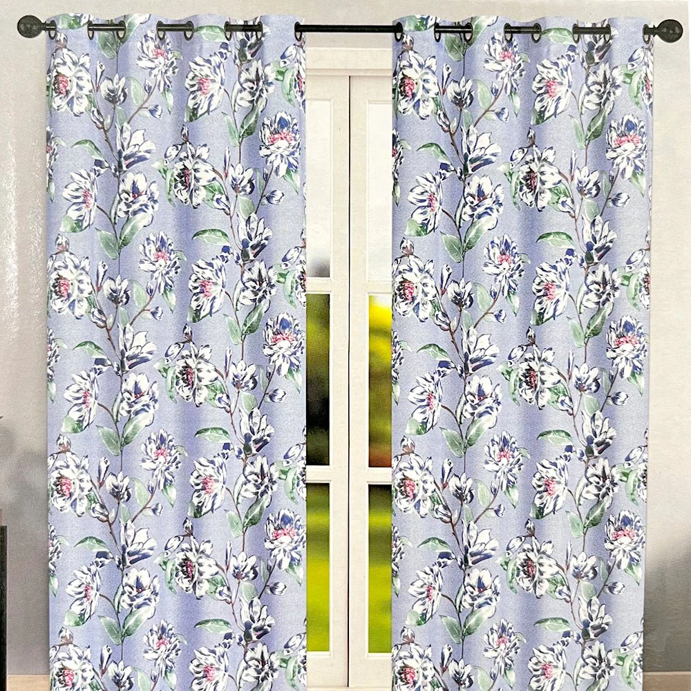 Cortina Arleth 52" x 90" Blackout Navy / Home Elegance - Image 2