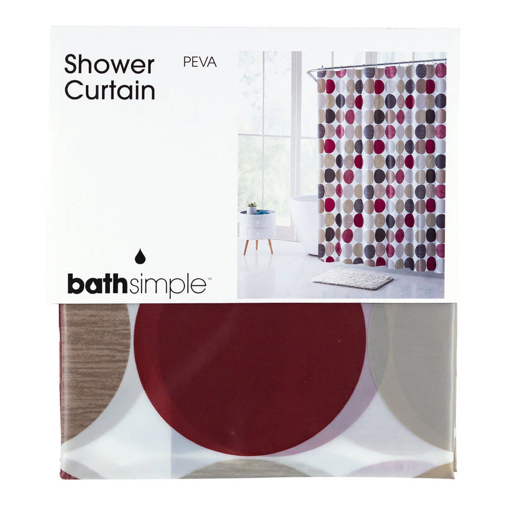 Cortina de Baño Bathsimple Gemeni de Peva 70" x 72"