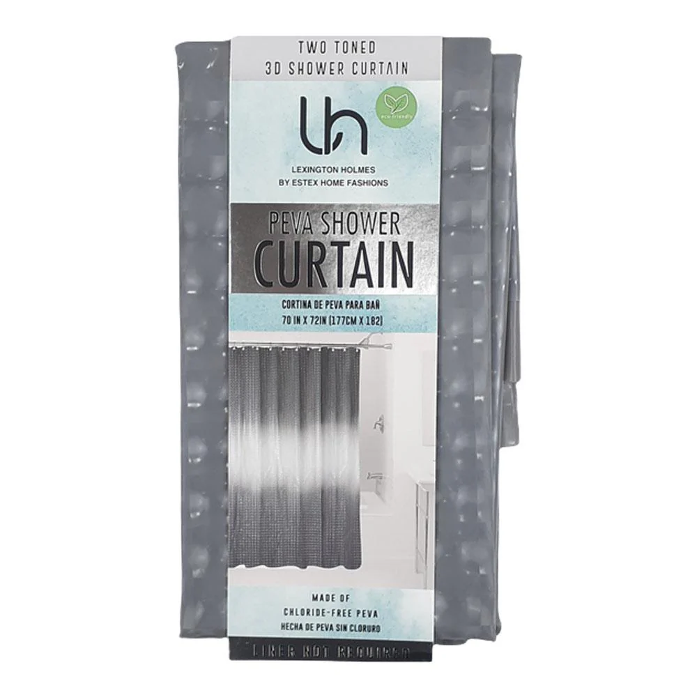 Cortina de Baño Estex Peva 70" x 72" - Gris