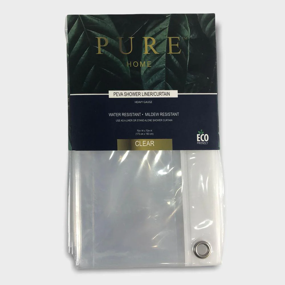 Cortina de Baño Popular Bath Pure Home de 70'' x 72'' - Único