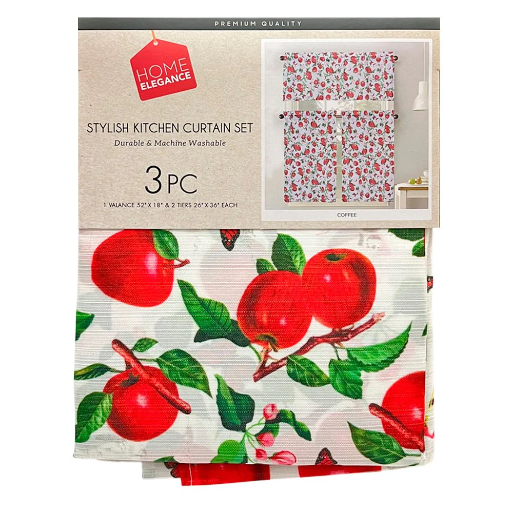 Cortina de Cocina / Home Elegance / Estampada Apples - Image 3