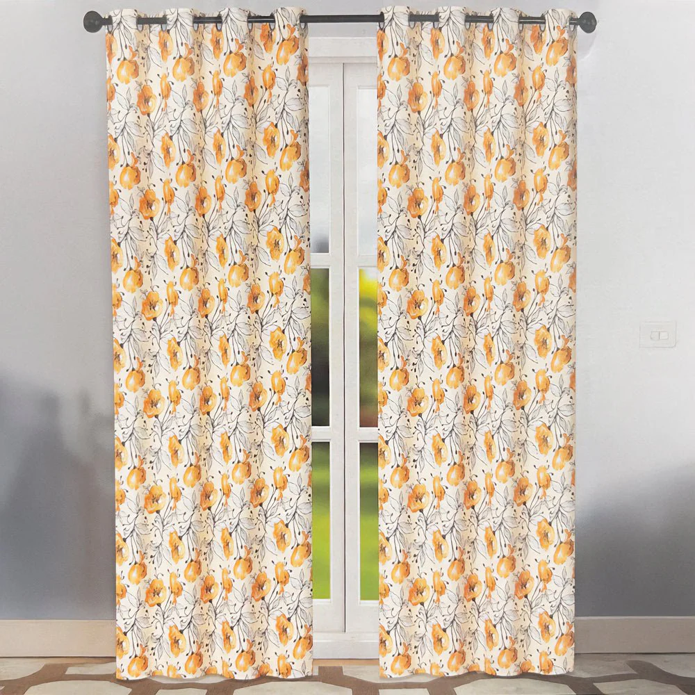 Cortina Francis 52" x 90" Blackout Naranja / Home Elegance - Image 2