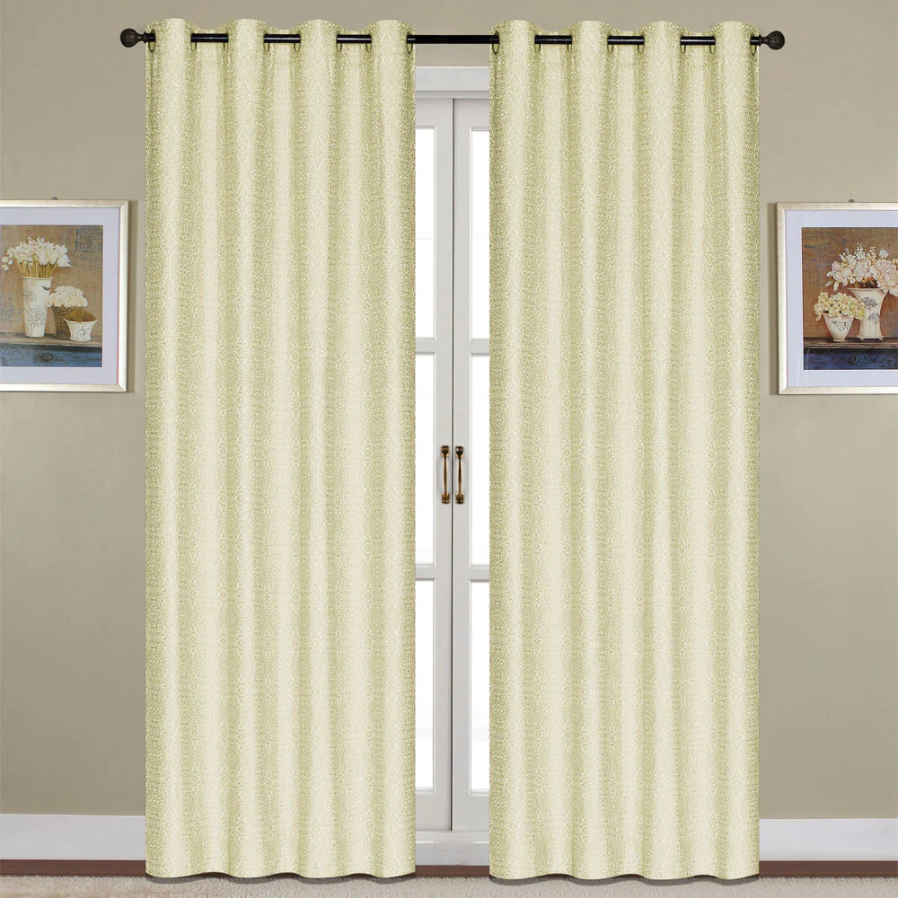 Cortina Home Accents Mara Con Aros 54" x 90" - Beige