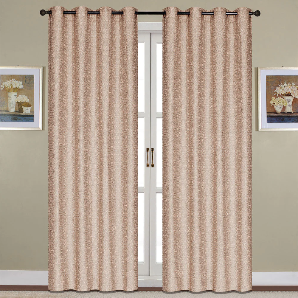 Cortina Home Accents Mara Con Aros 54" x 90" - Rosa claro