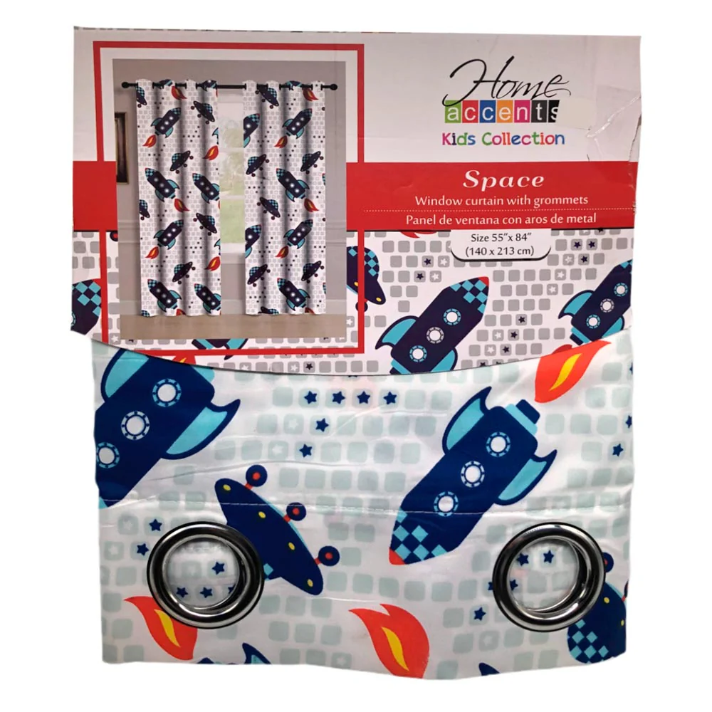 Cortina Home Accents Space Con Aros 55" x 84"