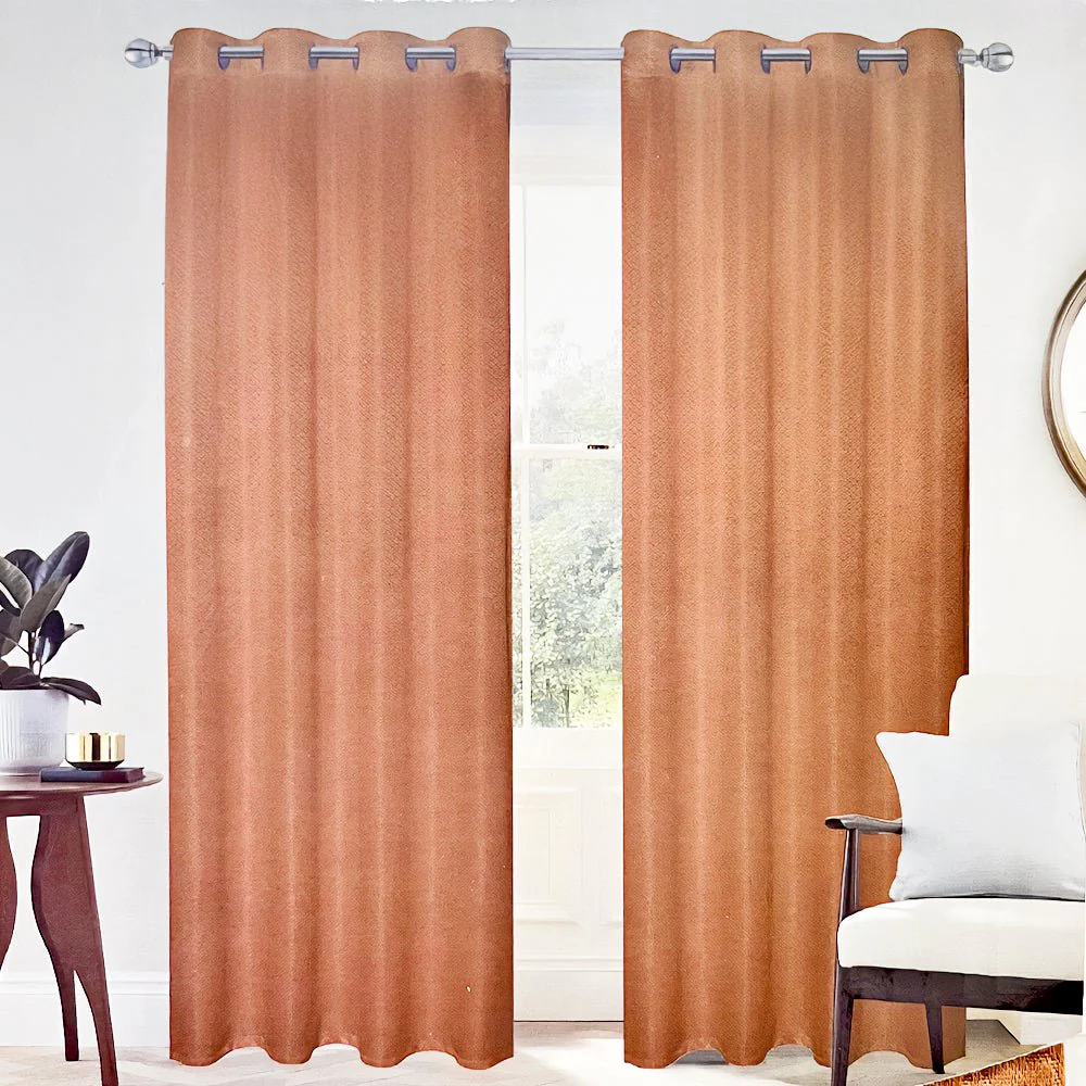 Cortina Jade 54" x 84" Jacquard Mocha / Home Elegance - Image 2