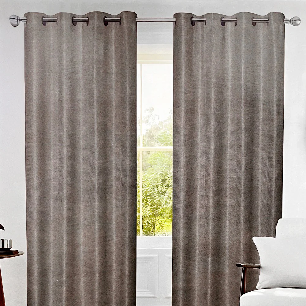 Cortina Magnolia 54" x 84" Jacquard Charcoal / Home Elegance - Image 2