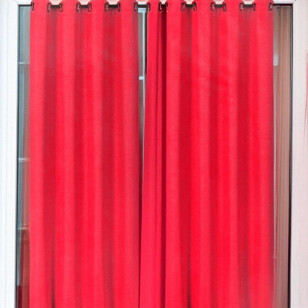 Cortina Magnolia 54" x 84" Jacquard Roja / Home Elegance - Image 2
