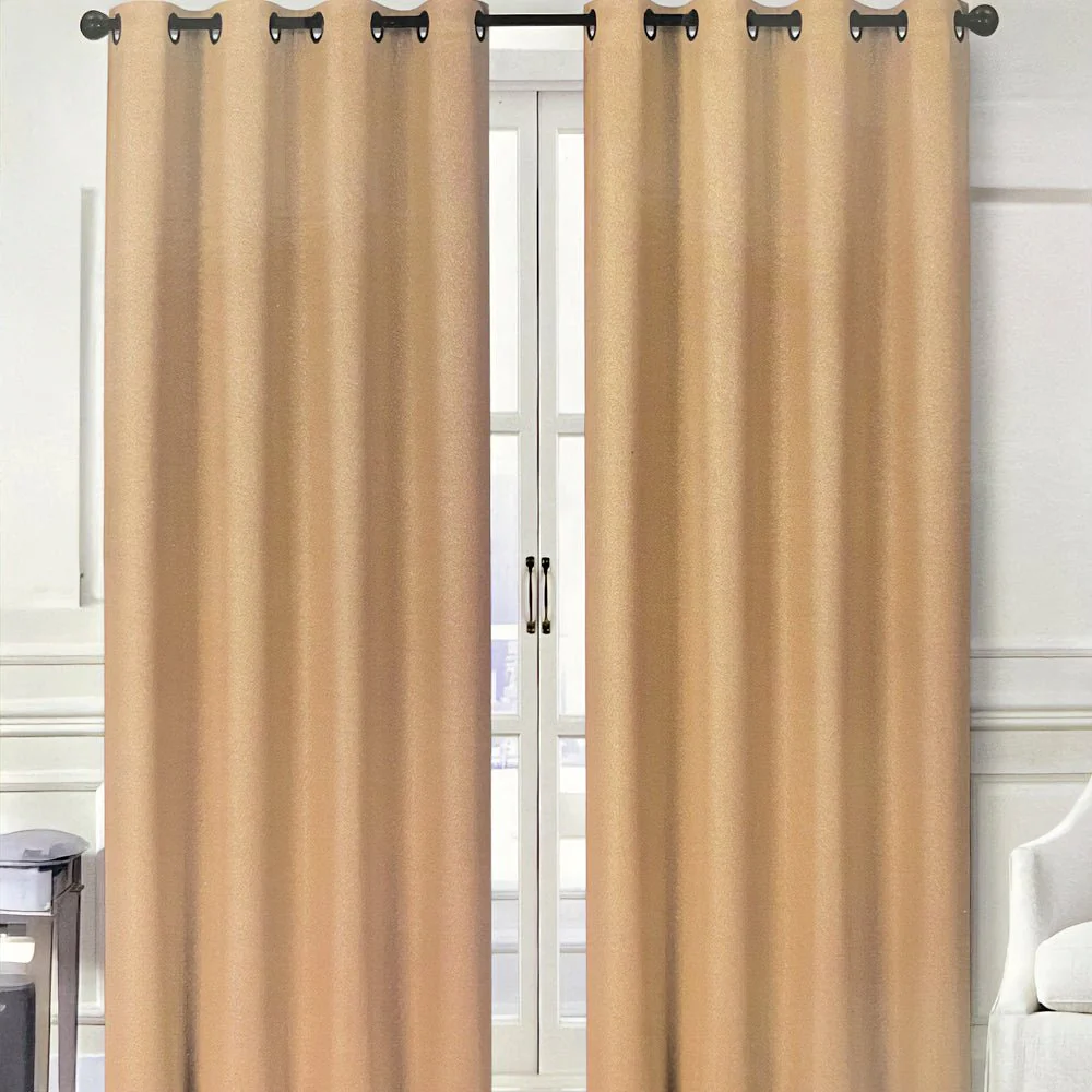 Cortina Margaret 54" x 90" Blackout Taupe / Home Elegance - Image 2