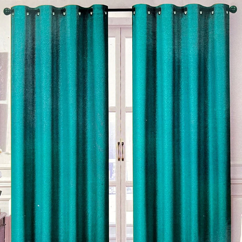 Cortina Margaret 54" x 90" Blackout Teal / Home Elegance - Image 2
