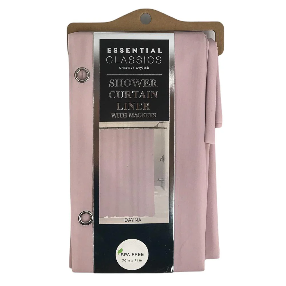 Cortina Para Baño 3D Estex Essential Classic Peva de 70" x 72" - Durazno