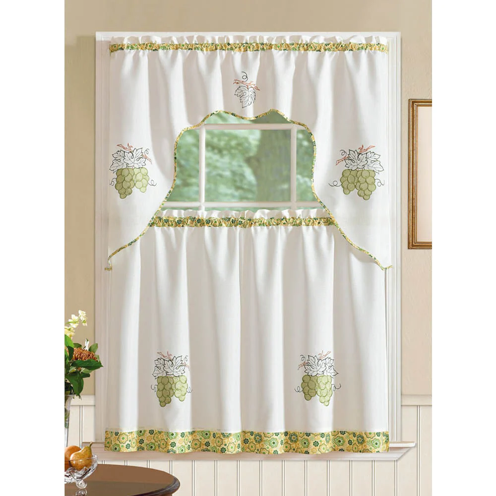 Cortina Para Cocina Rt Designer Grand Grapes