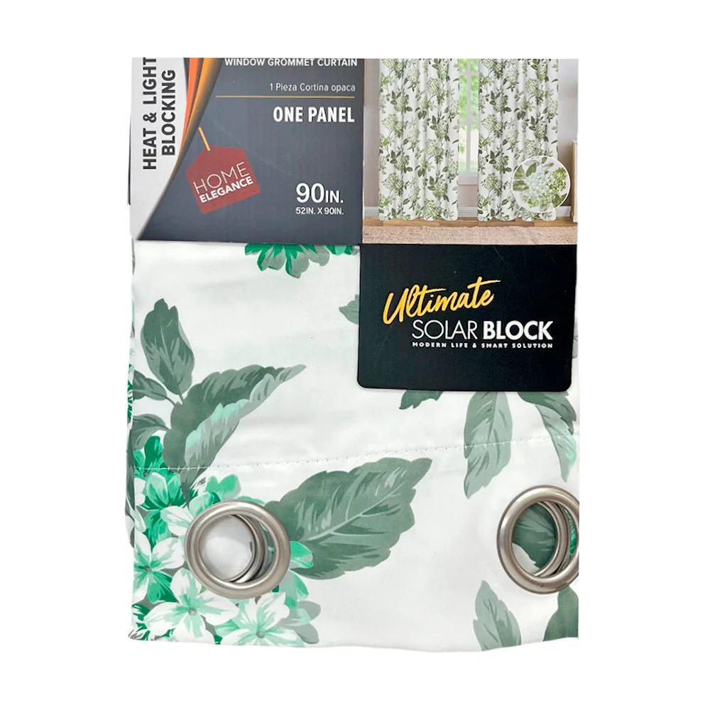 Cortina Regina 52" x 90" Blackout Verde / Home Elegance