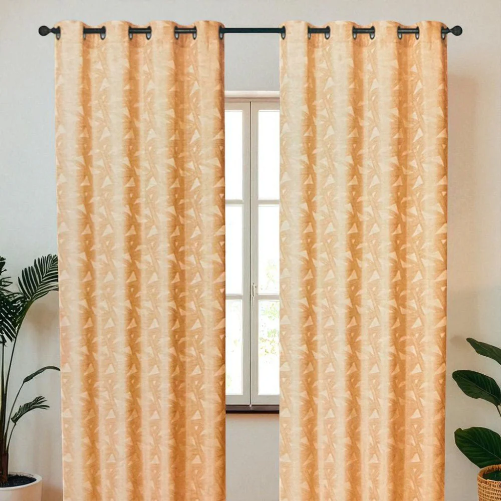 Cortina Rosario / Home Elegance / Linen con Aros / 54"x84"