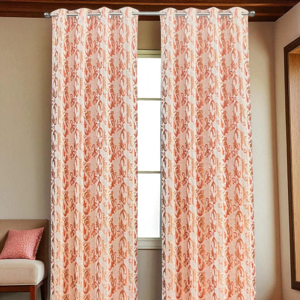 Cortina Samara 55” X 84” Jacquard Blush C/Aros