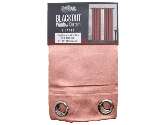 Cortina The Palace Home Blackout 52" x 90" - Coral