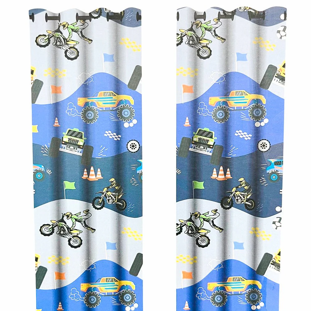 Cortina Truck Road 55” X 84” C/Aros P/Niño Home Accents