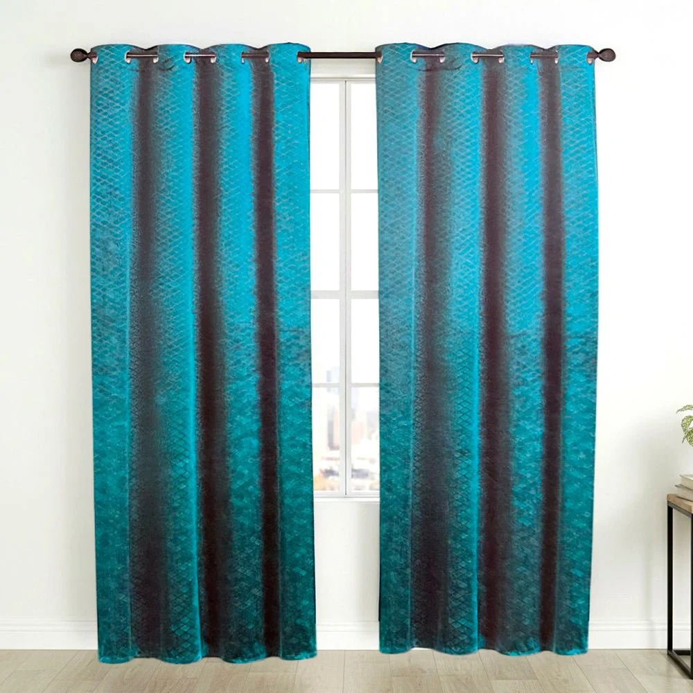 Cortina Zanzibar Lord Club / Dark Room con Aros – 54" x 84" - Image 10