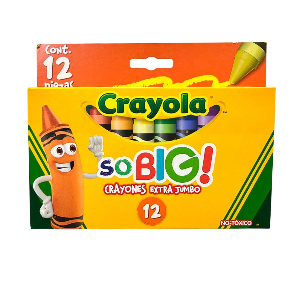 Crayones Crayola Extra Jumbo – 12 Colores
