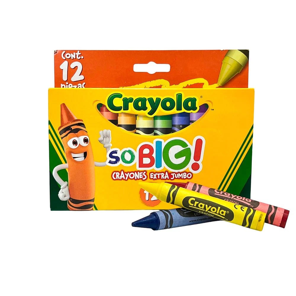 Crayones Crayola Extra Jumbo – 12 Colores - Image 2