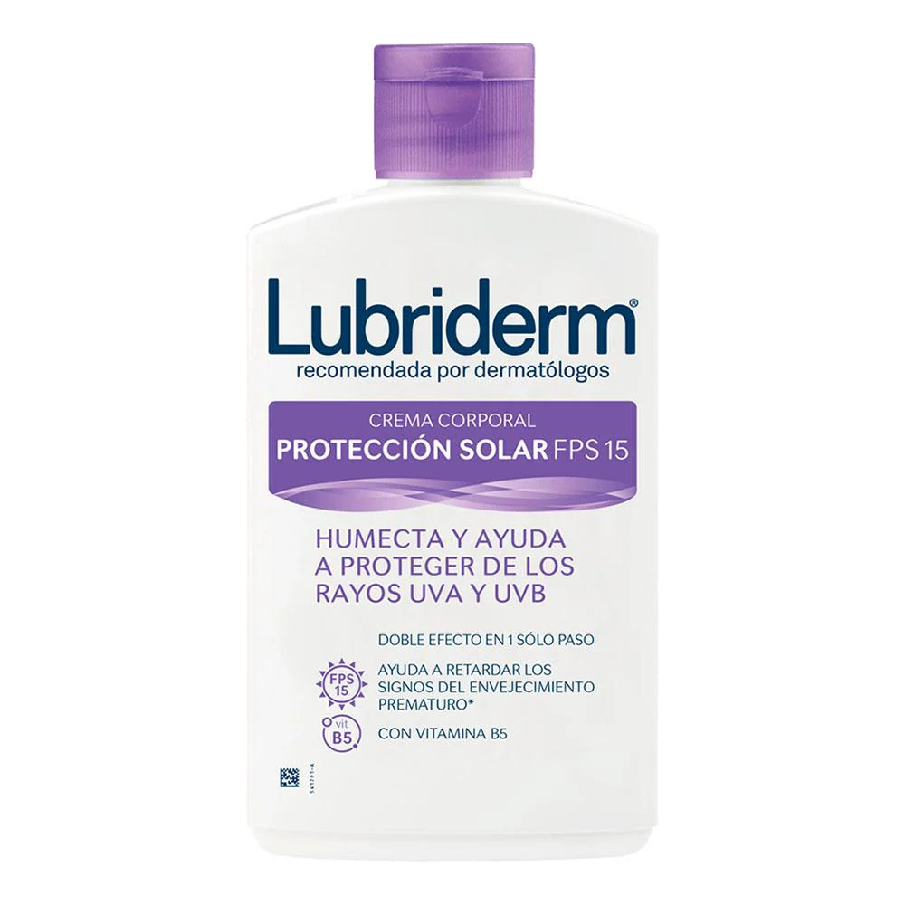 Crema Corporal Lubriderm FPS 15 Protección Solar 120 ml