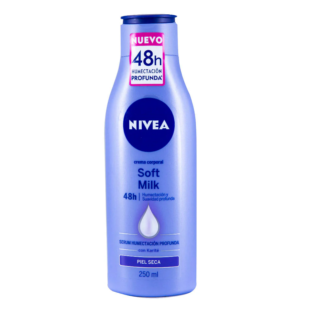 Crema Corporal Nivea Soft Milk 250 ml