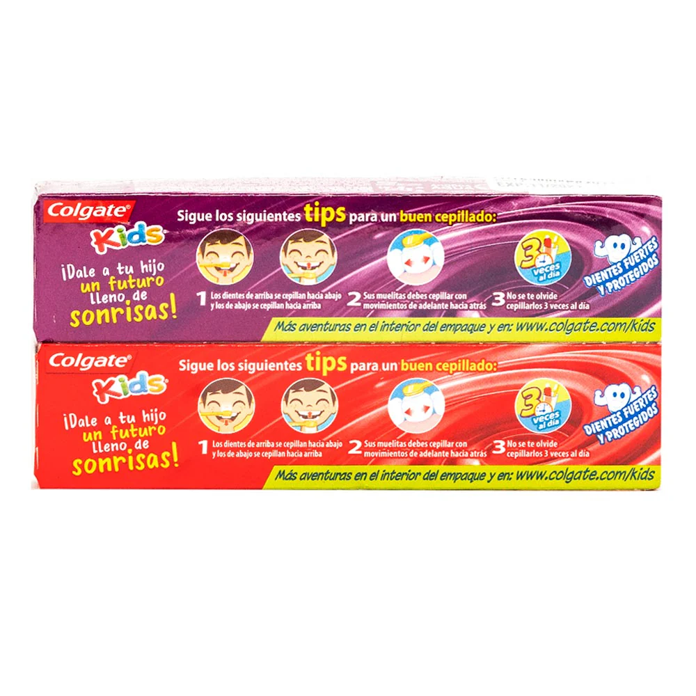 Crema Dental Colgate de Sabores Surtidos para niños